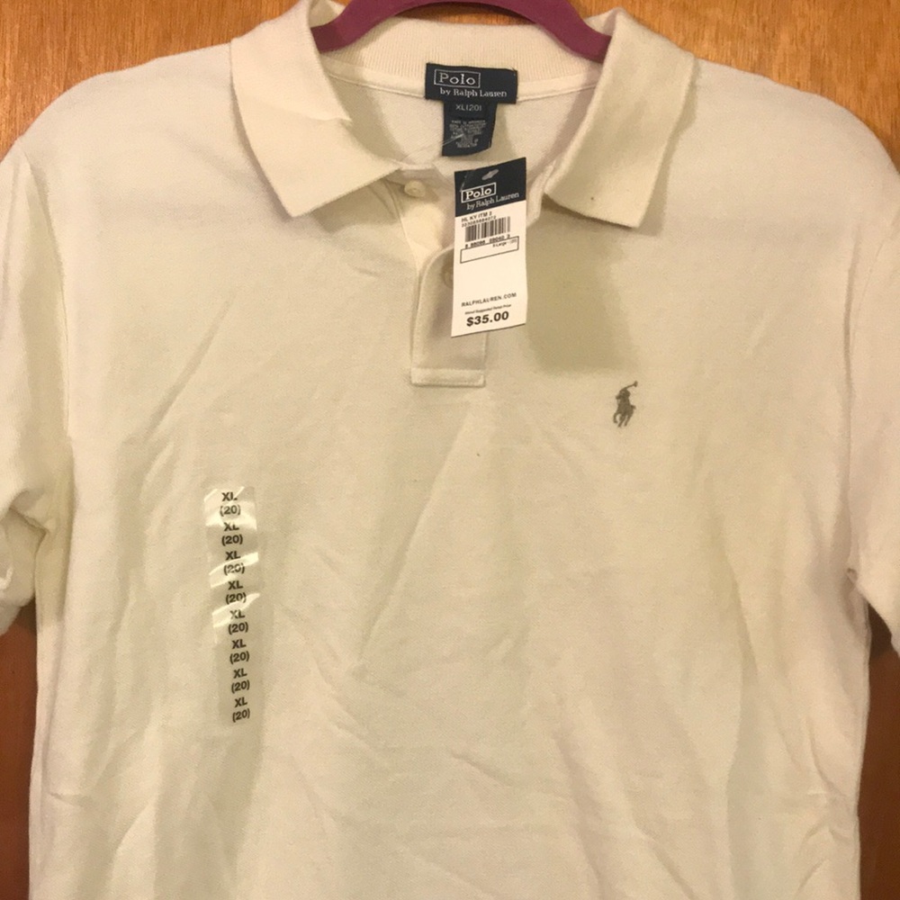 Ralph Lauren cream polo